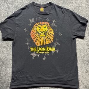 Vintage Y2K The Lion King The Broadway Musical Movie Promo Shirt Size M/L